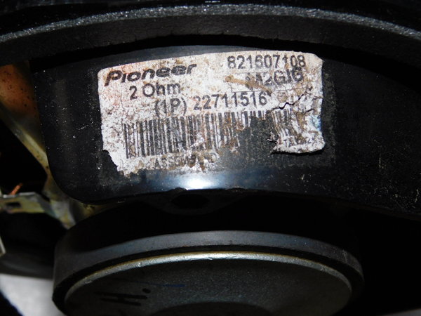 2x Original Pioneer Lautsprecher Hinten Chevrolet HHR 22711516 ✅