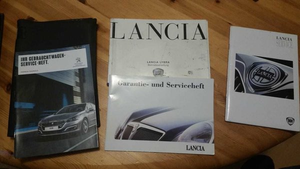 Bordbuch Betriebsanleitung Bordmappe Handbuch Serviceheft Lancia Lybra 2002 ✅