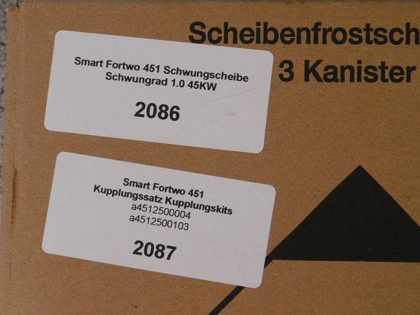 Smart Fortwo 2008 451 1.0 999  Schwungrad Kupplungsdruckplatte Kupplungsscheibe