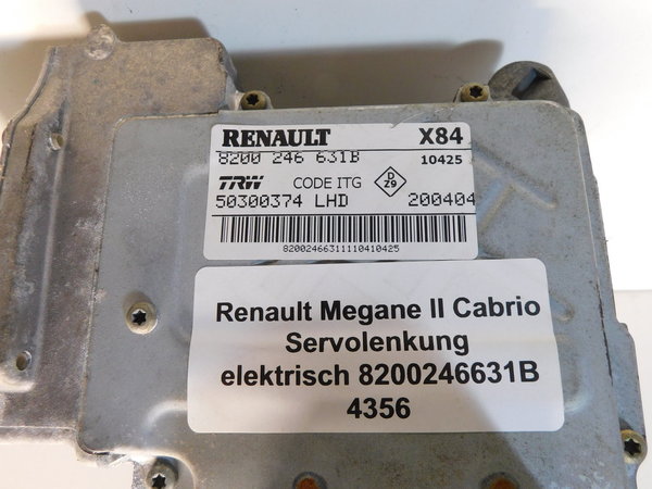 Renault Megane II  Servolenkung Servopumpe Lenkhilfe elektrisch 8200246631B ✨