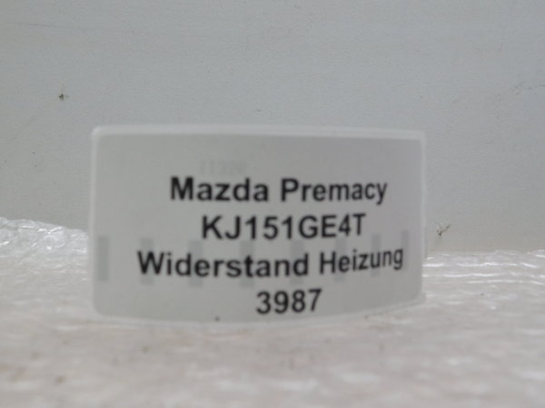 Mazda Premacy  CP  2001  Gebläsemotor Heizungsgebläse 8940000 + KJ151GE4T Widerstandsheizung  ✨ ✨