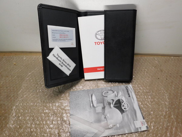 Toyota Verso 2,2 D-Cat 2014 Bordmappe Handbuch ✨