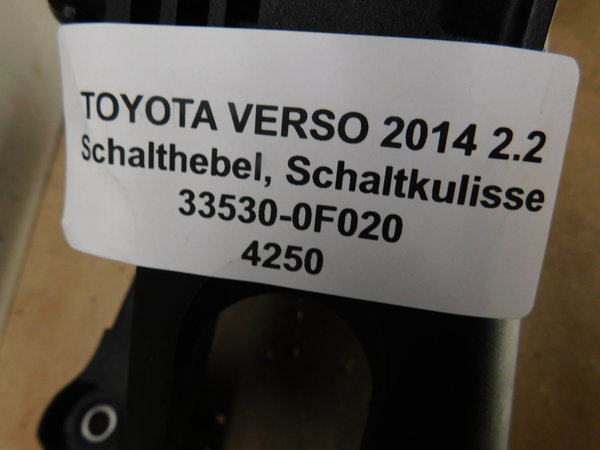 Toyota Verso 2014 2,2 Schalthebel Schaltkulisse 33530-0F020 ✨