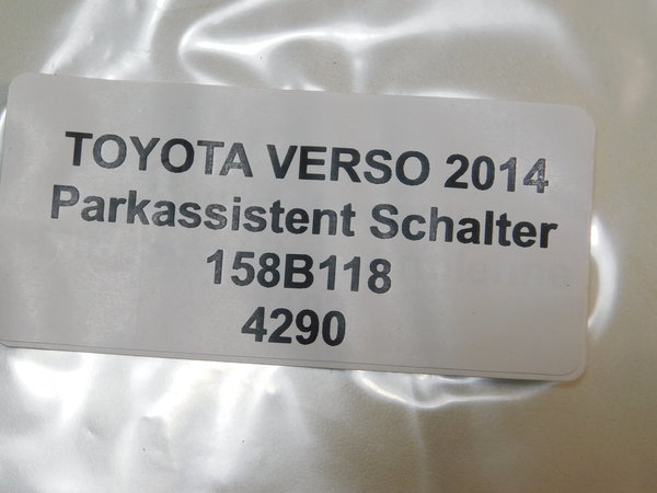 Toyota Verso  2014 AR2 Schalter Einparkhilfe Parkassistent 158B118  ✨