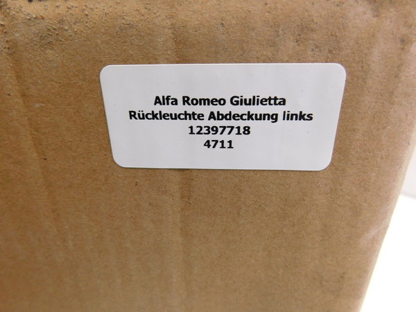 Alfa Romeo Giulietta (77-85) Abdeckung Rücklicht Rear light Carello 12397718