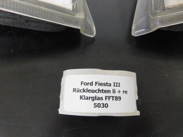 Ford Fiesta III 3 Rückleuchten li + re Klarglas FFT89