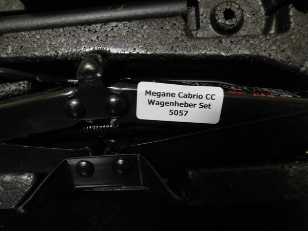 Renault Megane II CC Kompressor Wagenheber  8200280582 8200588045