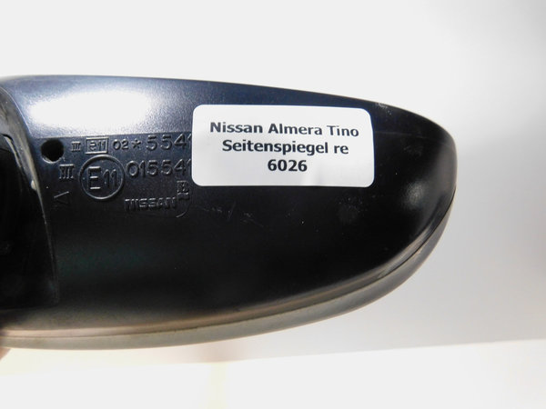Nissan Almera Tino 2001 Außenspiegel elektrisch Tür vorne 015541 UST37174