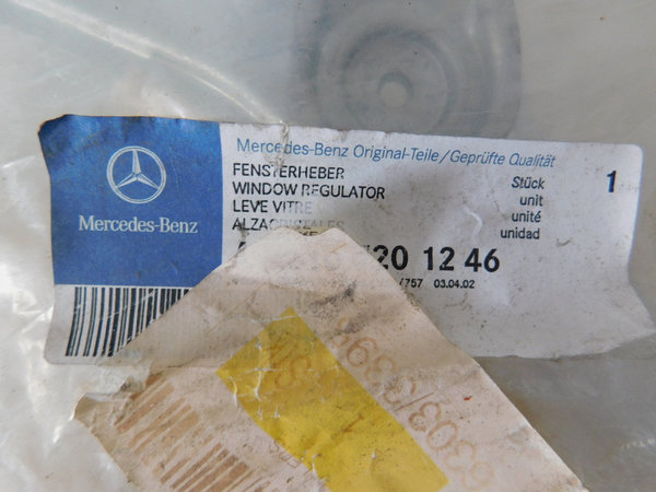 Originalteil Fensterhebermechanismus vorne rechts Mercedes W210 A2107201246