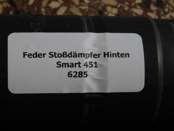Smart Fortwo 451 2008 Stoßdämpfer + Feder Hinten (ca 70Tkm)
