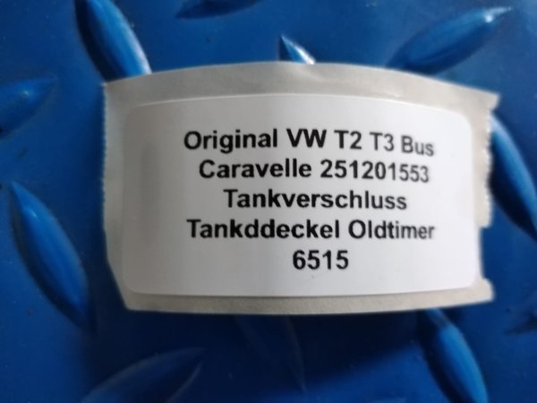 VW T3 TANKDECKEL MIT SCHLÜSSEL 251201553