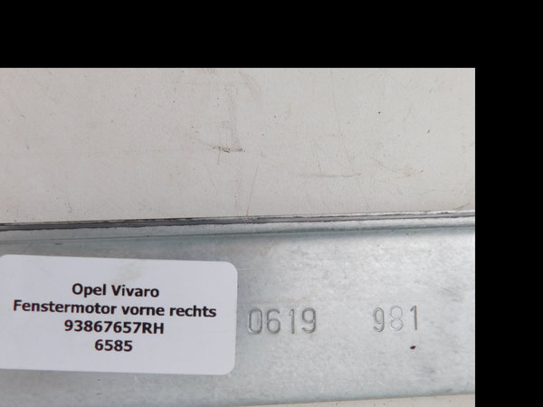 Vivaro B Renault Trafic III (x82) 2015 Vorne Tür Elektrische Fensterheber 93867657RH