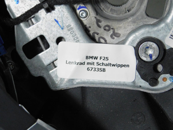 BMW X3 F25 2406058 Lenkrad Lederlenkrad