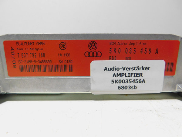 Audio-Verstärker AMPLIFIER 5K0035456A / 7607792188 PASSAT VARIANT (365)