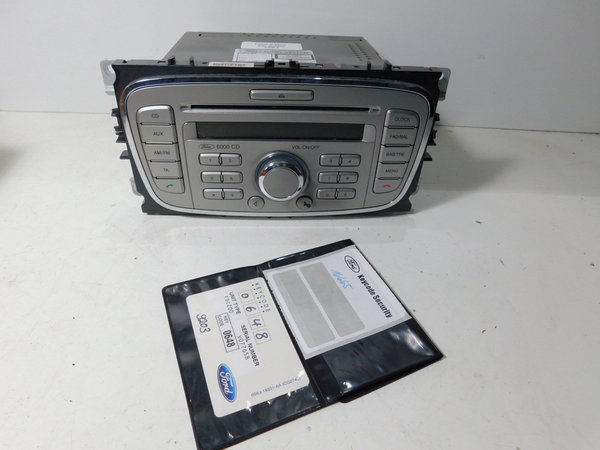 Ford S Max mk1 Radio CD Player  8S7t18C815AA mit Code 2006-2010