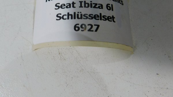 Seat Ibiza (6l1) Schlüßelset Zündschloß Heckklappenschloß Schlüßel