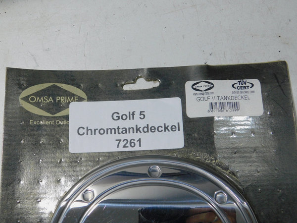 Golf V 5 Chromtankdeckel Blende Chrom