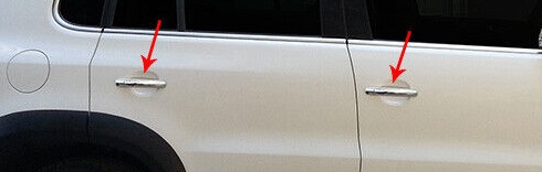 Türgriff VW Tiguan 2007-2016 Chrom Blenden Abdeckung Edelstahl 4-Tür 8 tlg