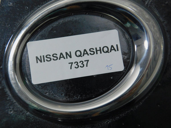 Nebelscheinwerfer Ringe Chrom für Nissan Qashqai +2 (Vor Facelift)