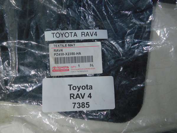 Original Toyota RAV4 III Fußmatten PZ410X2350HA NEU
